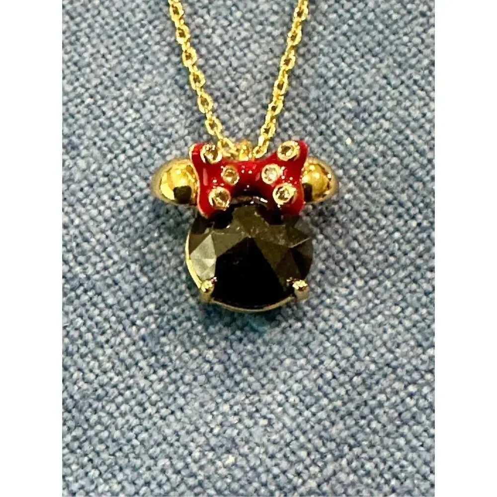 Disney x Kate Spade NEW necklace - Minnie Mouse black